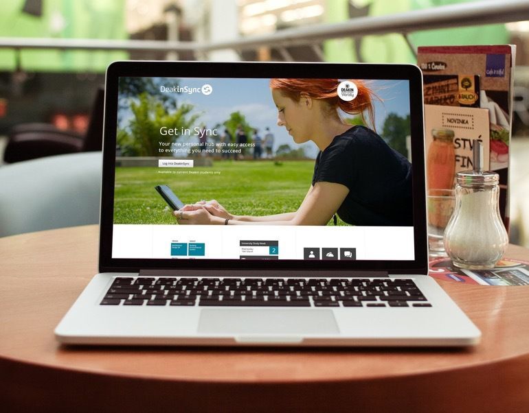 The completed portal homepage.