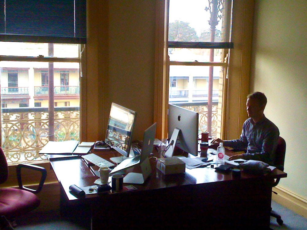 Our first Thirst Studios office in 2010.
